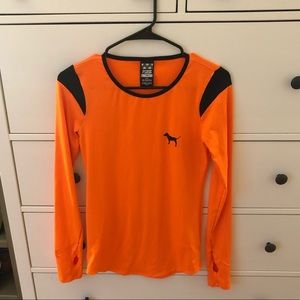 Orange Running Long Sleeve PINK Victoria’s Secret